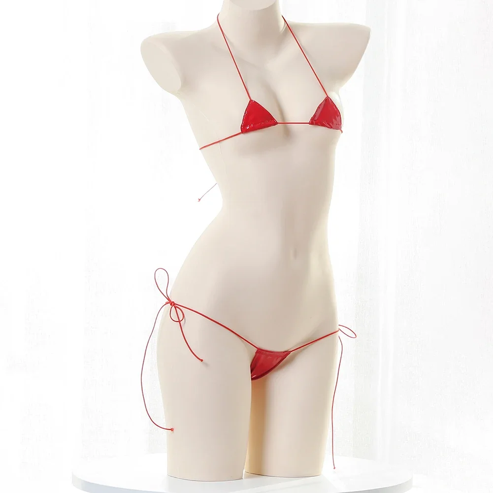 Lace Bralette Set - Yeni Bayan Sexy Lingerie Deri Bikini