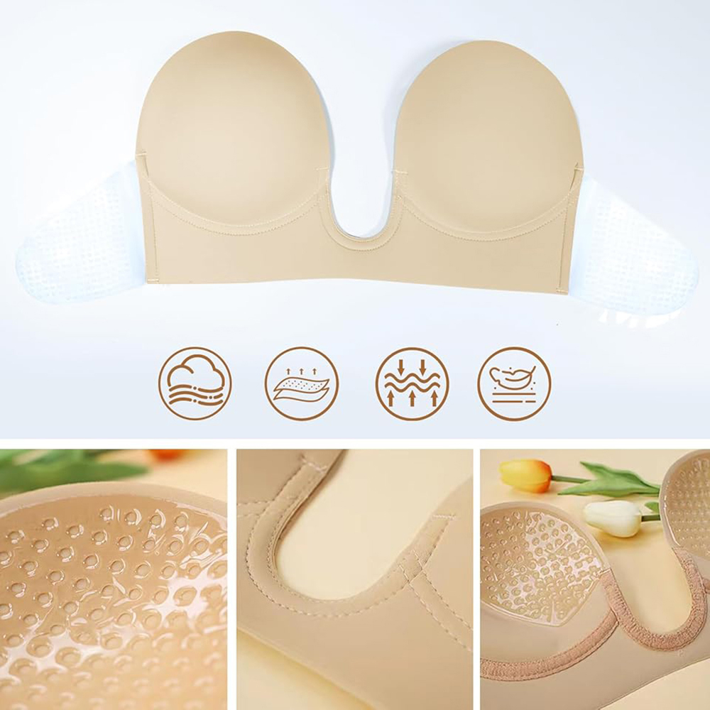 Yapışkanlı Sütyen Derin Göğüs  - Backless Bra Sticky incelemesi ve fiyatı