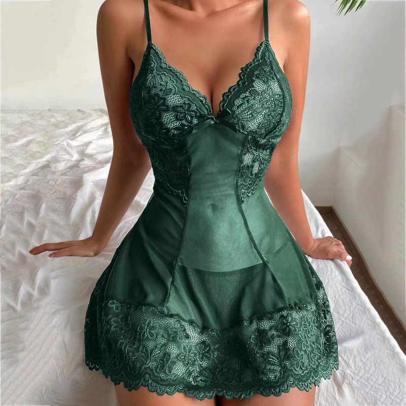 Şehvetli Dantel ve Tül Pijama  - Lace Bralette Set incelemesi ve fiyatı