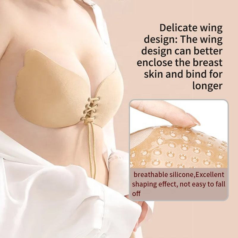 Kanat şeklindeki büzgülü ipli, - Strapless Bra Adhesive incelemesi ve fiyatı