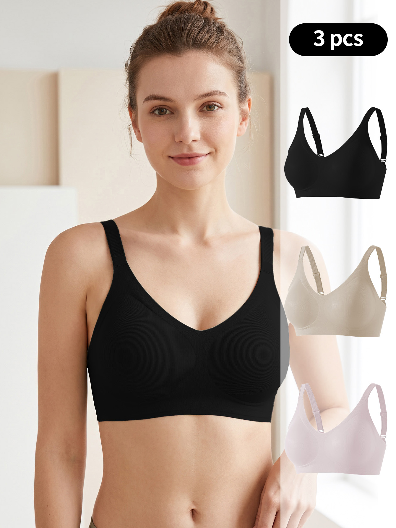 3 adet Set kadın dikişsiz örgü - Wirefree Bra Comfort incelemesi ve fiyatı