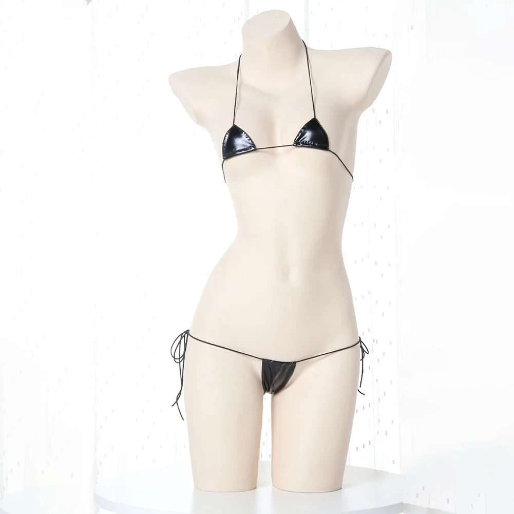 Yeni Bayan Sexy Lingerie Deri  - Lace Bralette Set incelemesi ve fiyatı