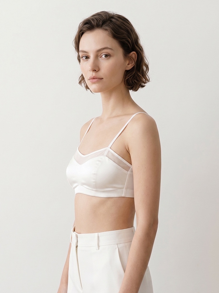 Birdtree, 19MM %93 Gerçek İpek - Sheer Mesh Bra incelemesi ve fiyatı