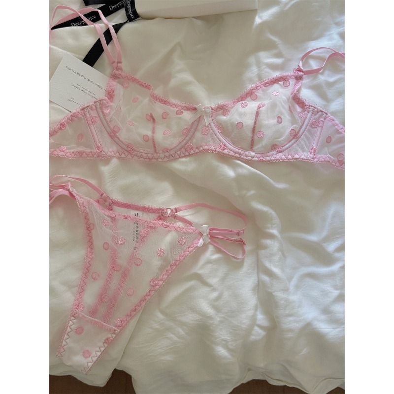 Fransız Retro Dantel Sütyen ve - Sheer Mesh Bra incelemesi ve fiyatı